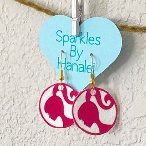 Barbie Handcrafted And Painted Earrings